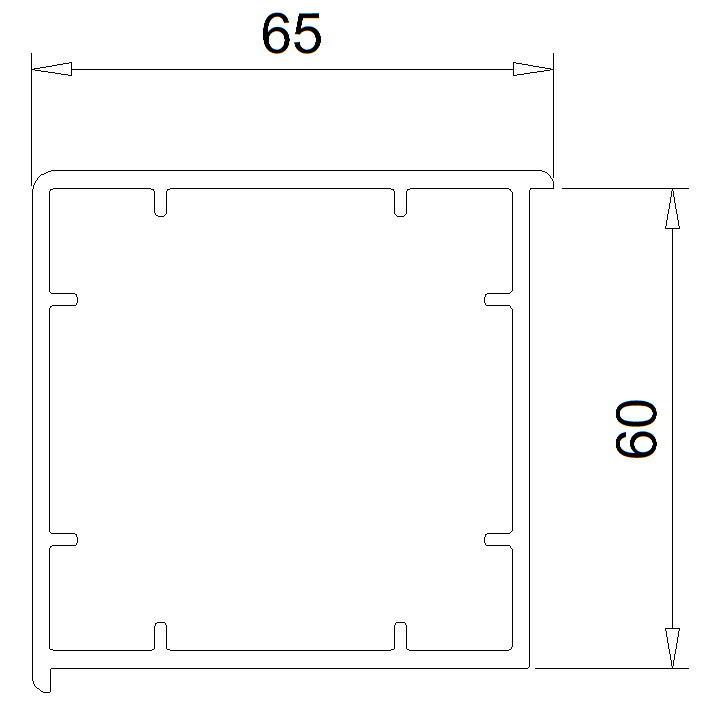 Square Post 90 /13-595.090