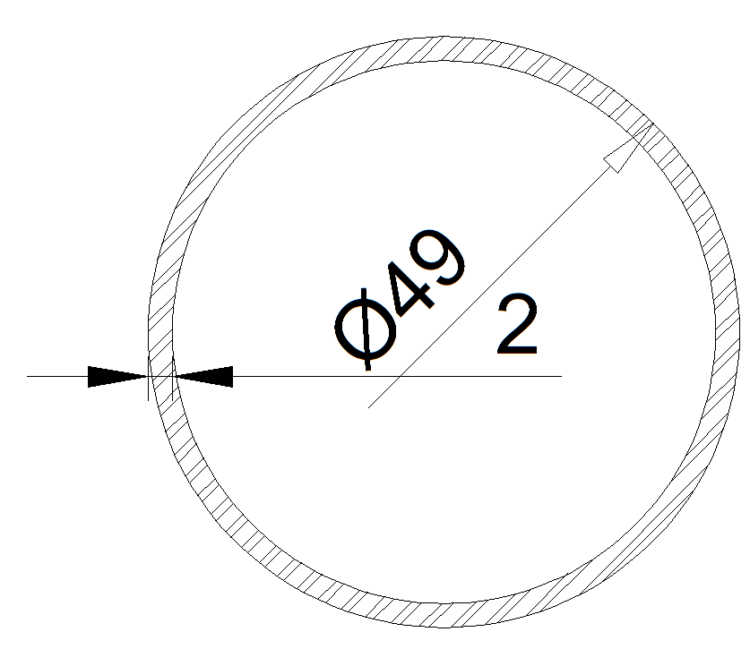 Steel For Round Post /33-597.017