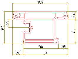 Casement Door Sash (Outward)