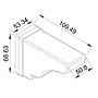 Rail Pergola Cap