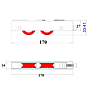 Adjustable Door Roller 135kgs.
