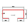 Steel For Large Post 40 (Swing Door) /