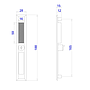 Flat Handle With Key