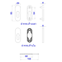 Rosette Cylinder,Oval