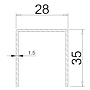 Steel For Sliding Door Sash 92 (SD)
