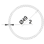 Steel For Round Post /33-597.017