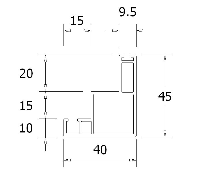 Casement Screen Sash /13-513.441