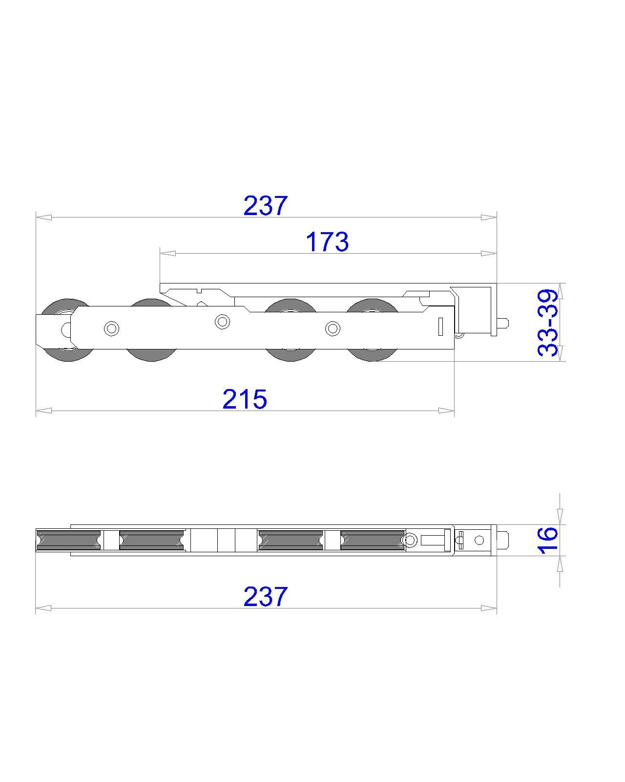 Adjustable Roller 180kgs.