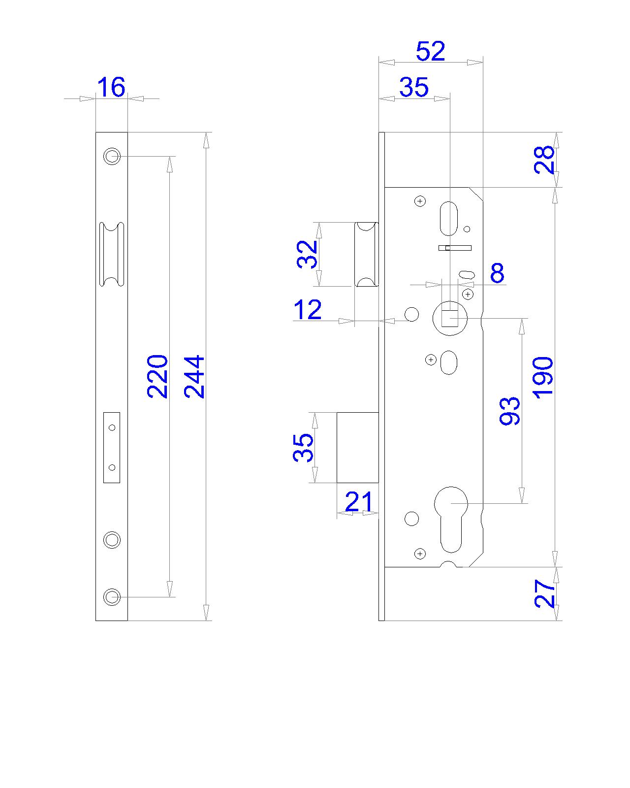 Door Single Point Lock