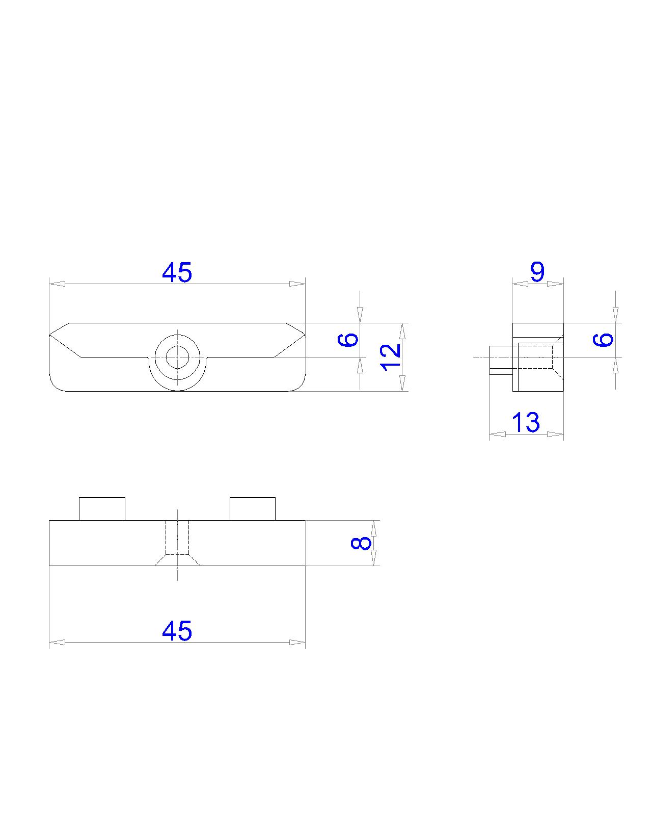 Locking Plate,Single Door