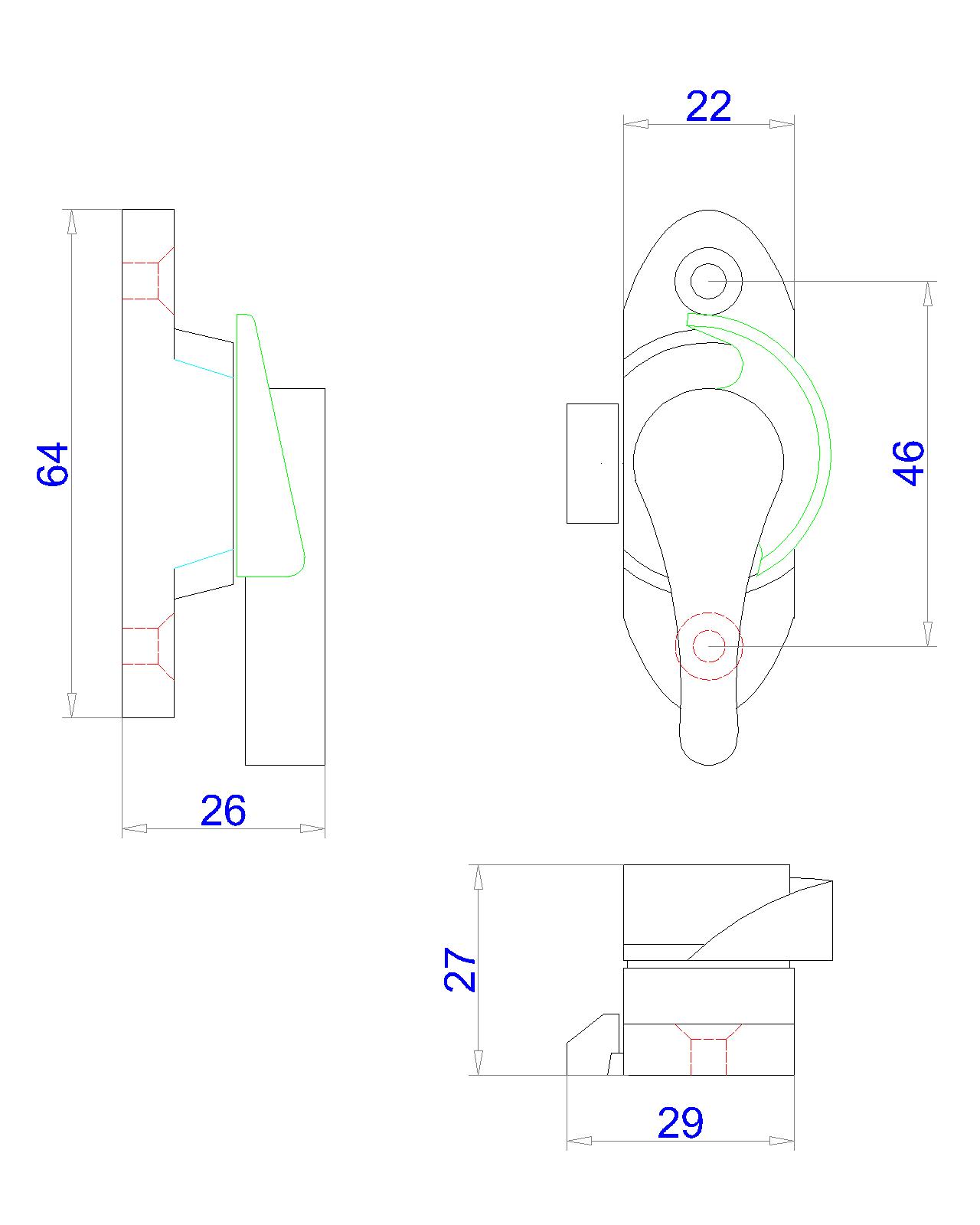 New Simplex Cresent Lock