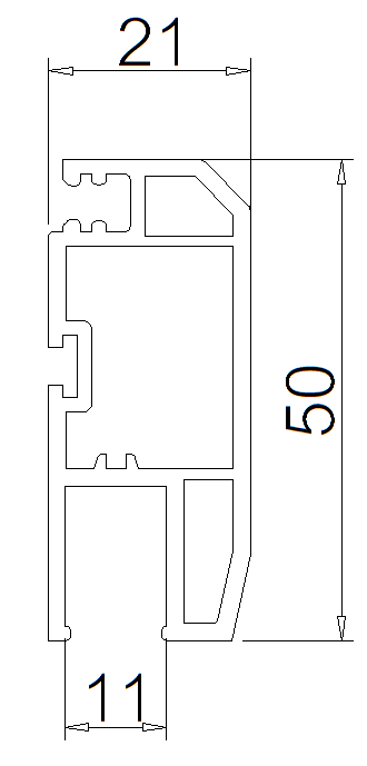 Sliding Screen Sash /13-523.441