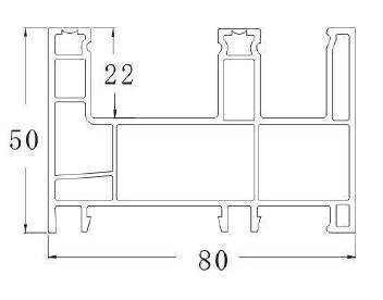 Sliding Frame 80; Slim