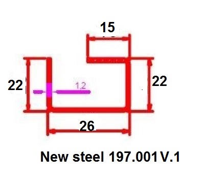 Steel For Casement Frame 58