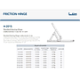 Friction Hinge, Top Hung